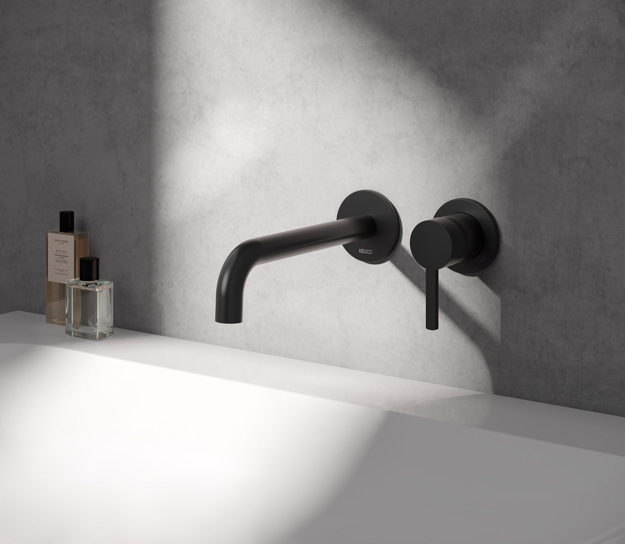Keuco plan blue wall mounted black matt 1
